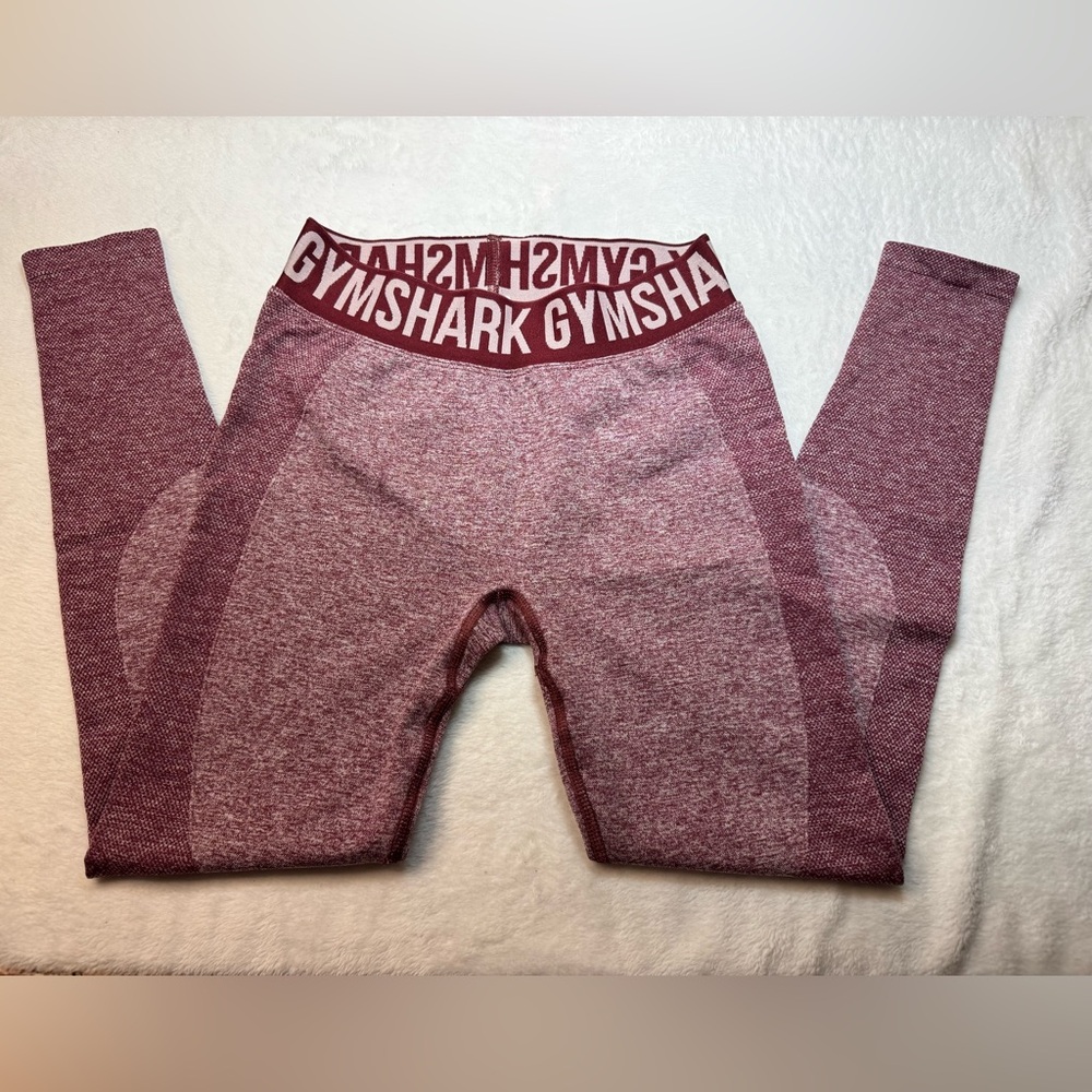 Gymshark Women’s Seamless Leggings in Burgundy Heather Marl
